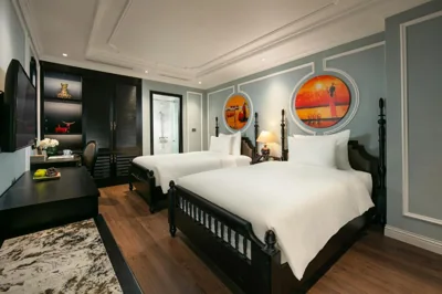 Camera doppia Deluxe con letti singoli — Amira Hotel Hanoi